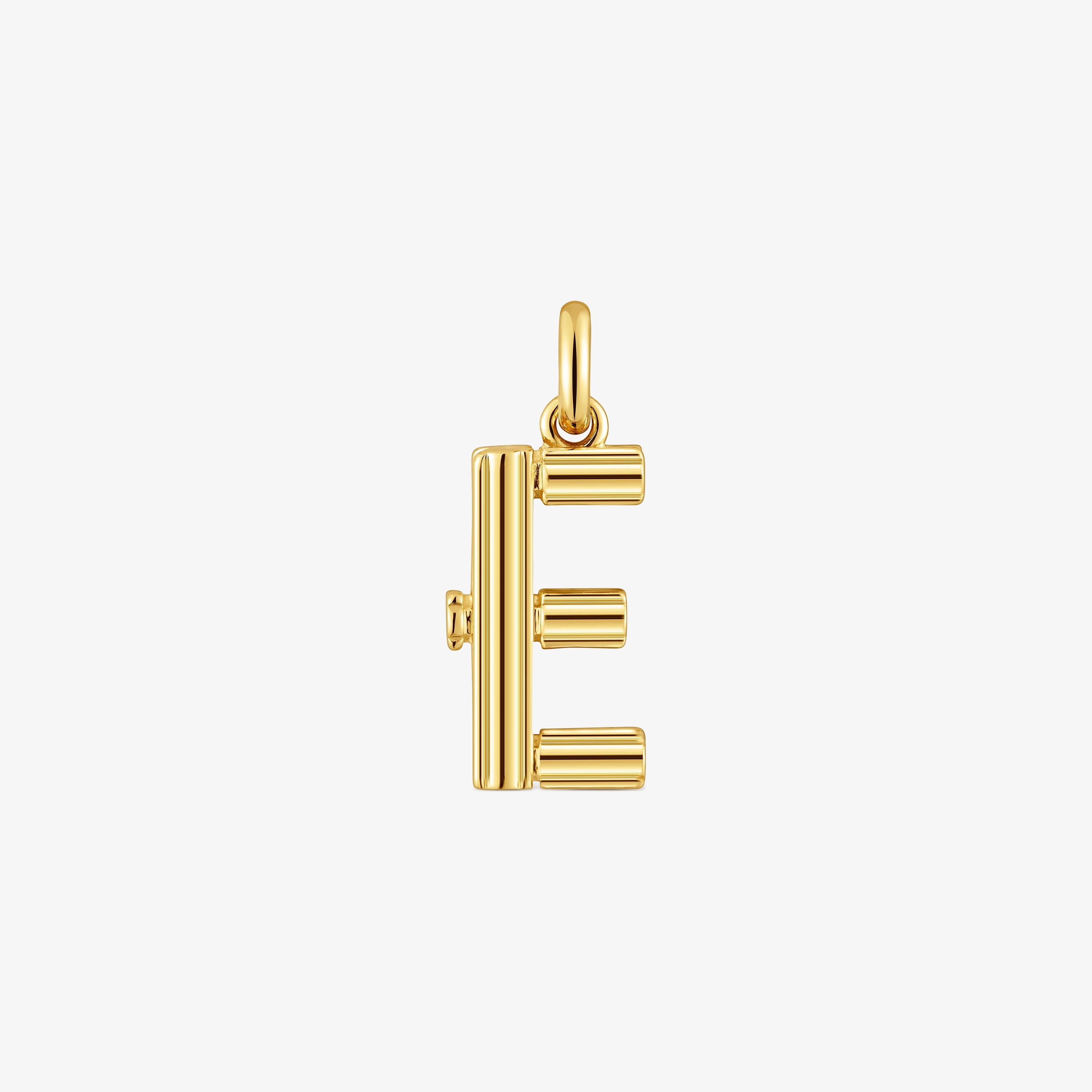Medium 18K gold vermeil letter E Pendant TOUS Alphabet