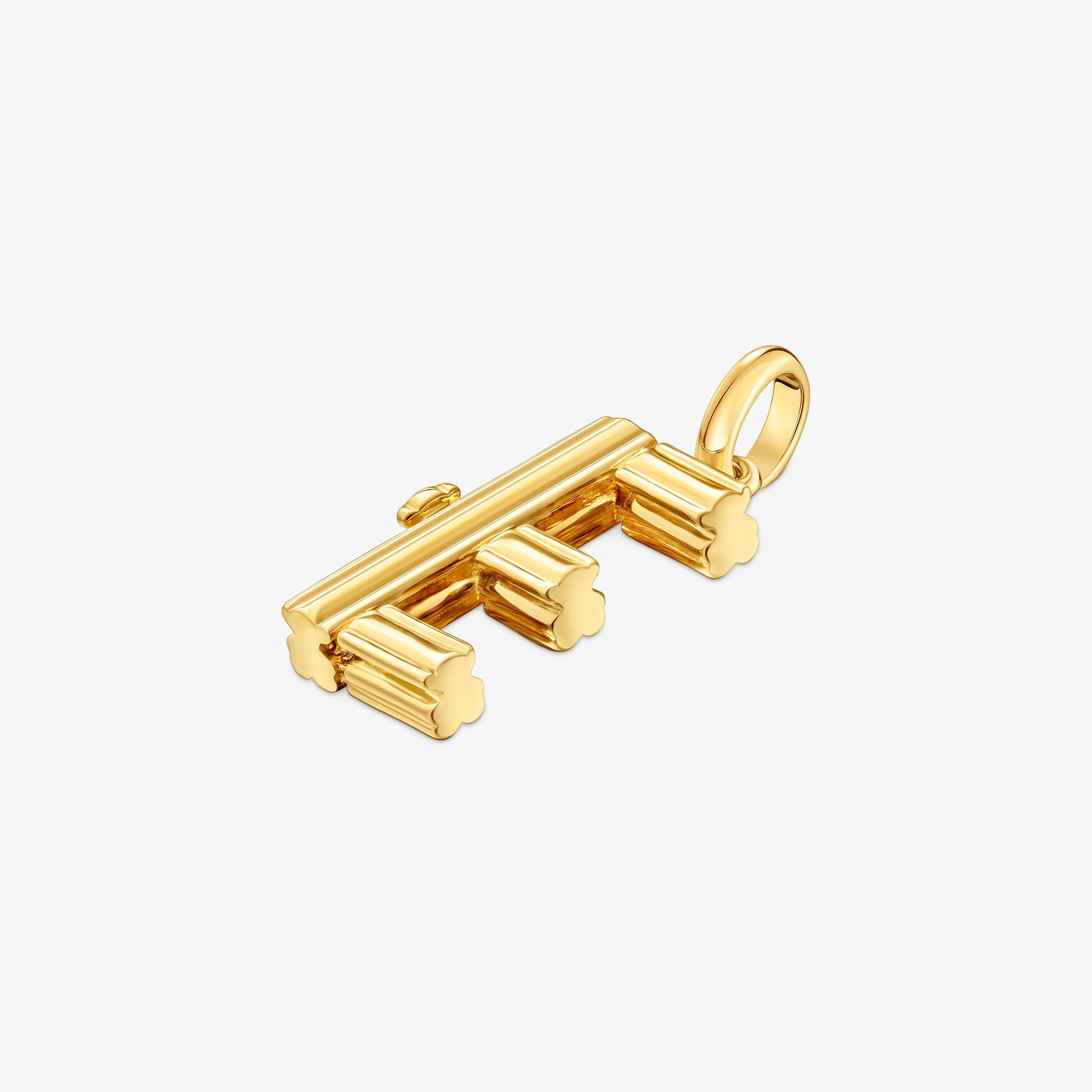 Medium 18K gold vermeil letter E Pendant TOUS Alphabet