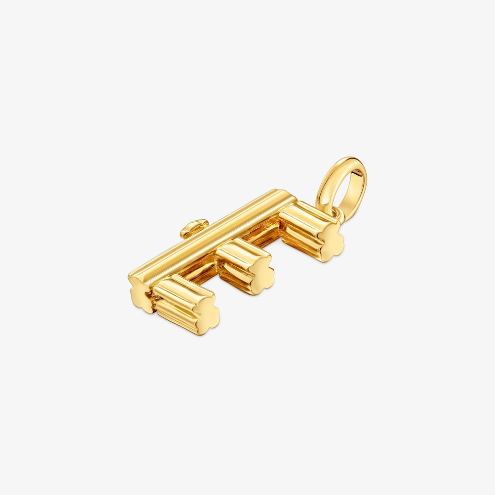 Medium 18K gold vermeil letter E Pendant TOUS Alphabet
