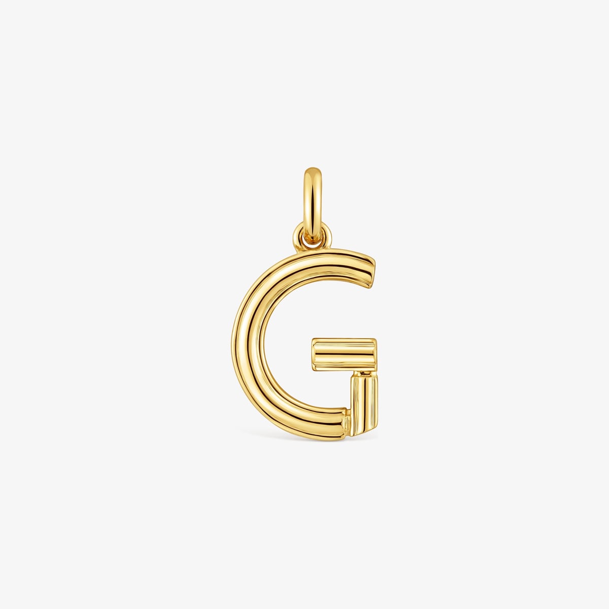 Tous - Colgante Mediano Letra G Con Baño De Oro 18 Kt Sobre Plata Alphabet - Dorado