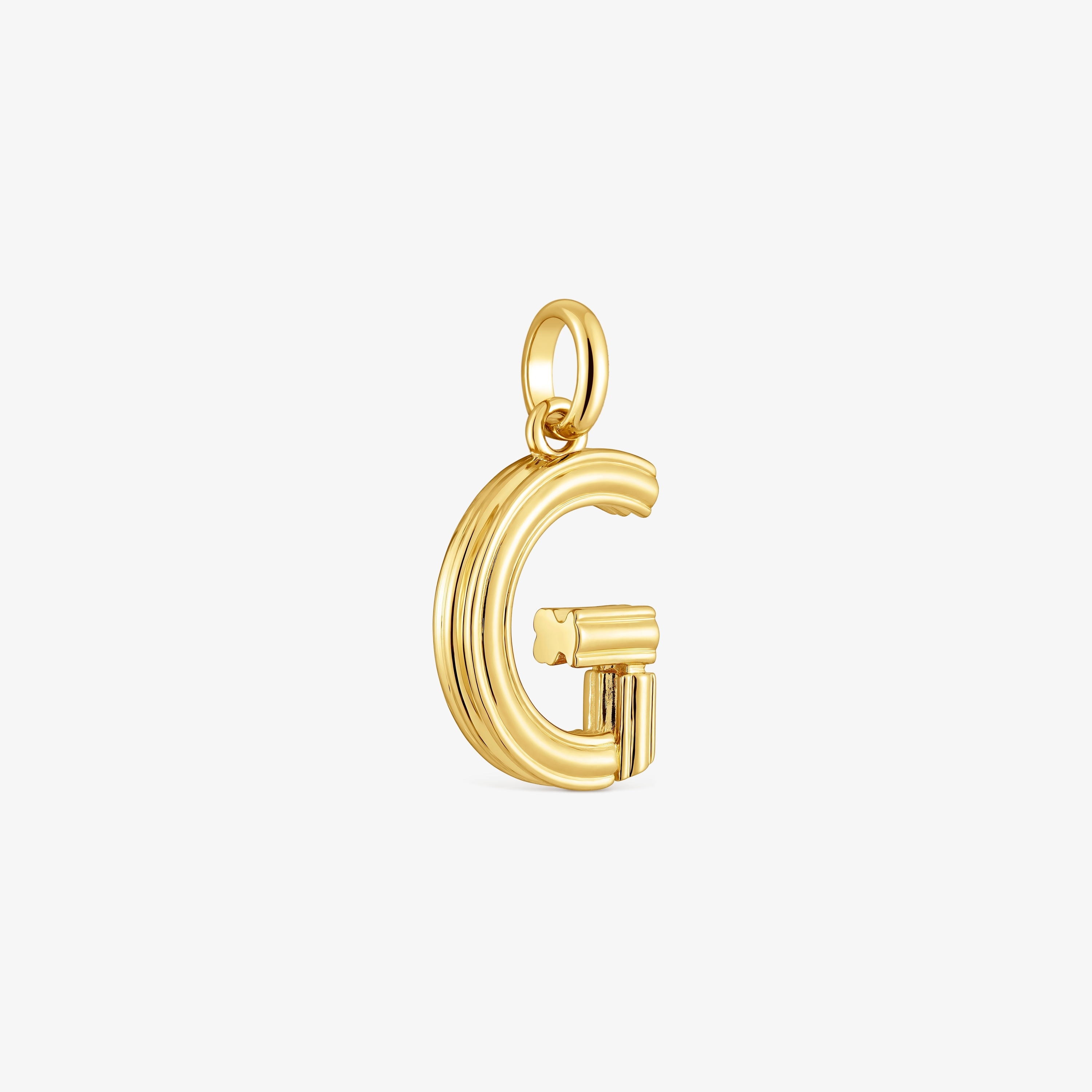 Medium 18K gold vermeil letter Pendant TOUS Alphabet