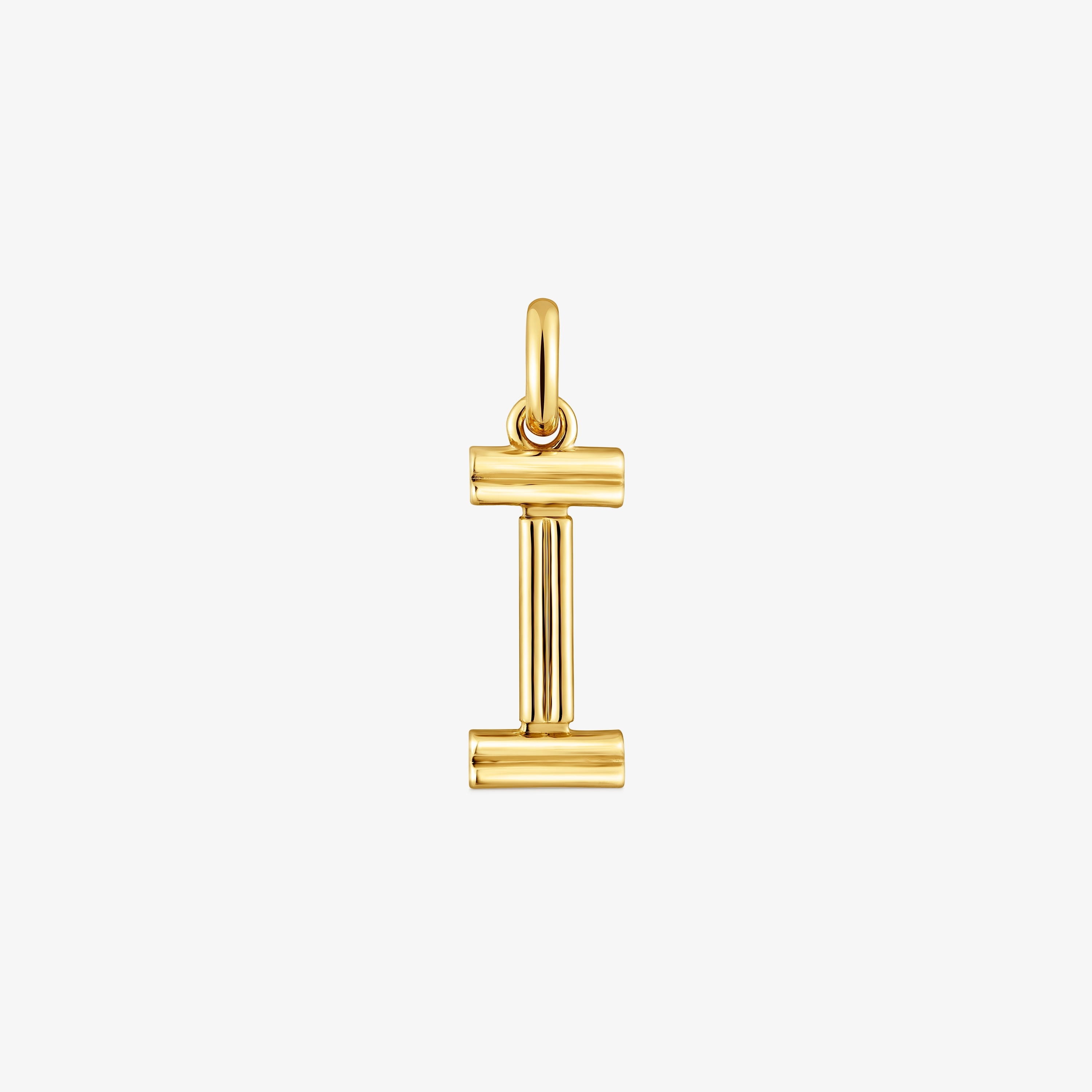 Medium 18K gold vermeil letter I Pendant TOUS Alphabet