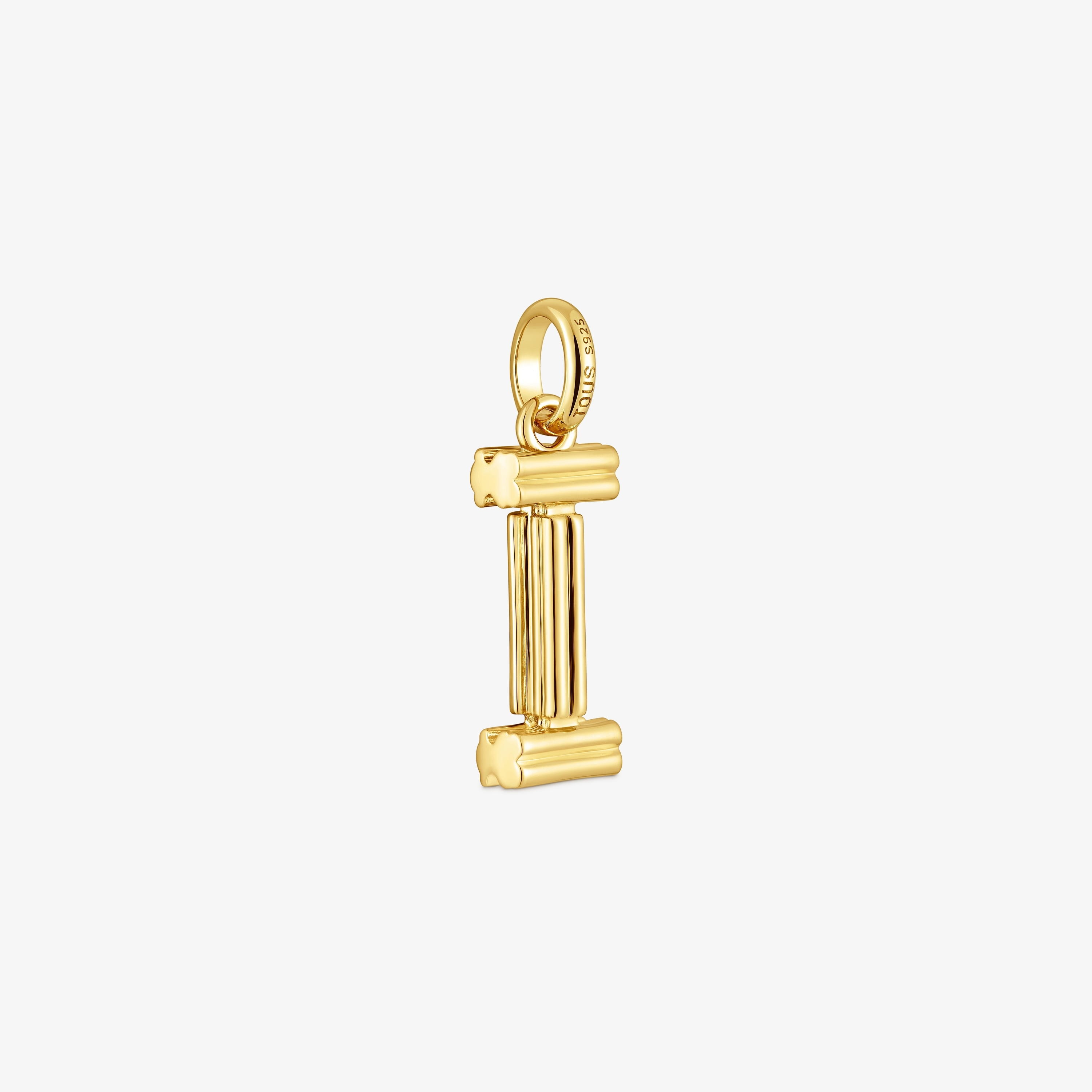 Medium 18K gold vermeil letter I Pendant TOUS Alphabet