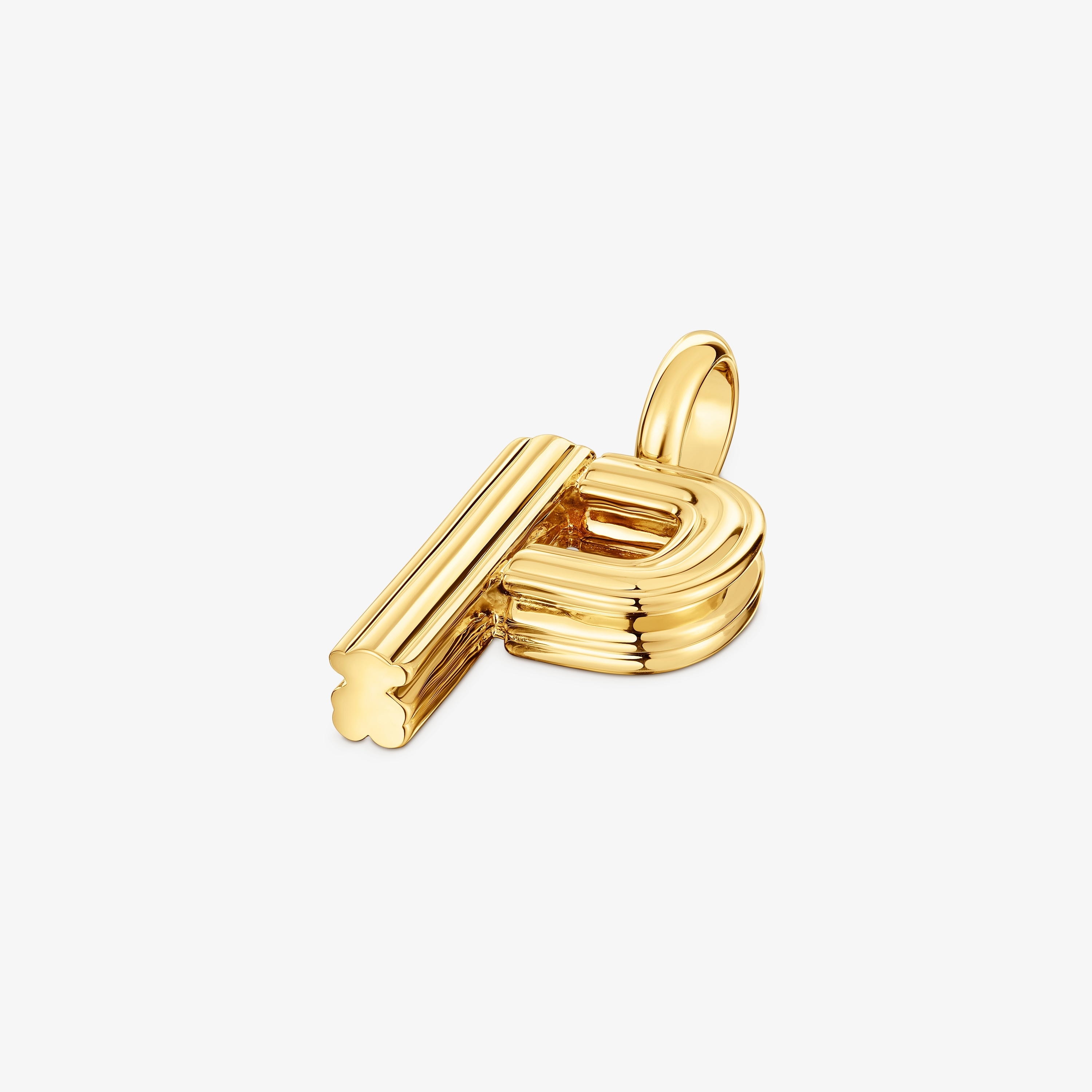 Medium 18K gold vermeil letter P Pendant TOUS Alphabet