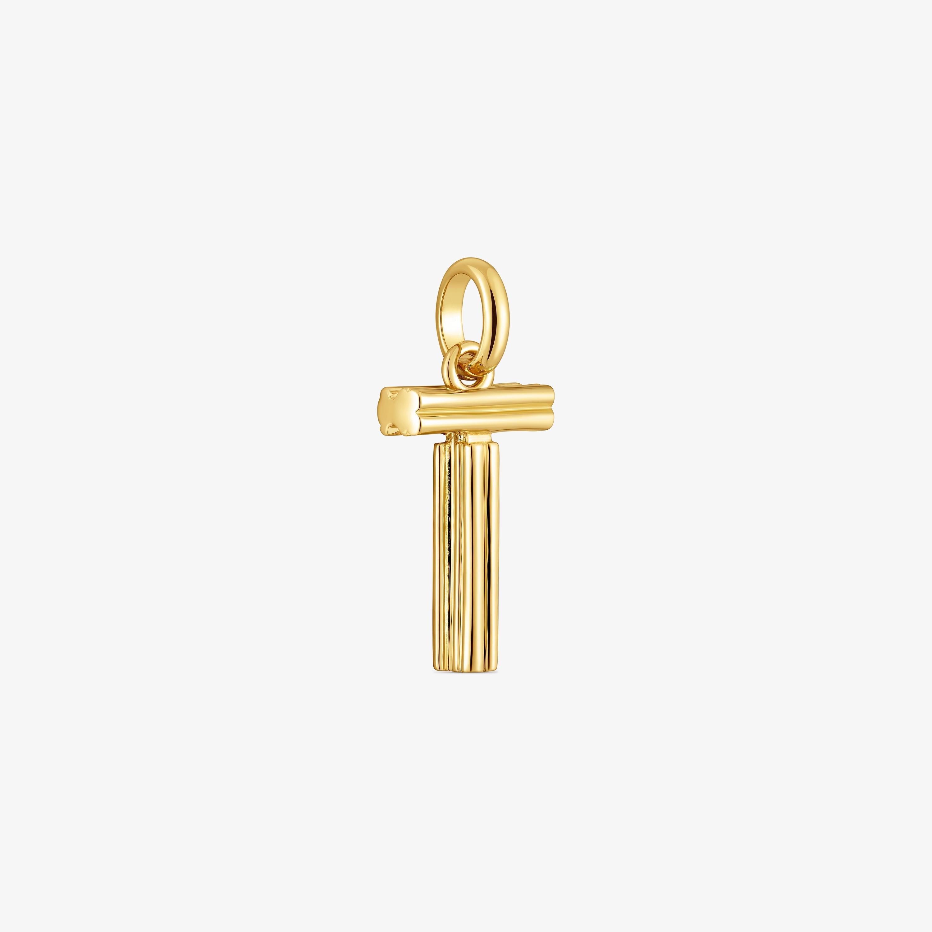 Medium 18K gold vermeil letter T Pendant TOUS Alphabet