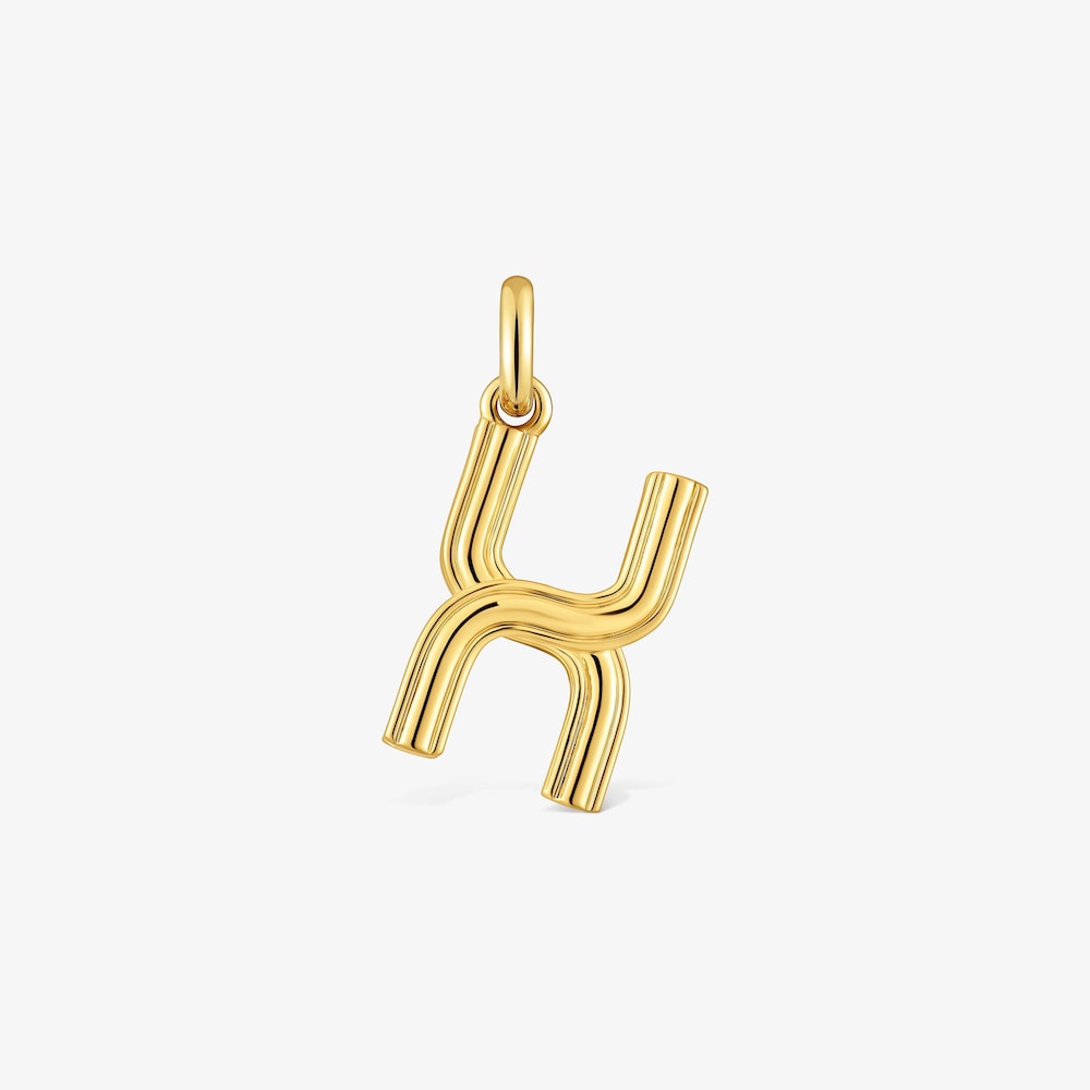 Medium 18K gold vermeil letter X Pendant TOUS Alphabet