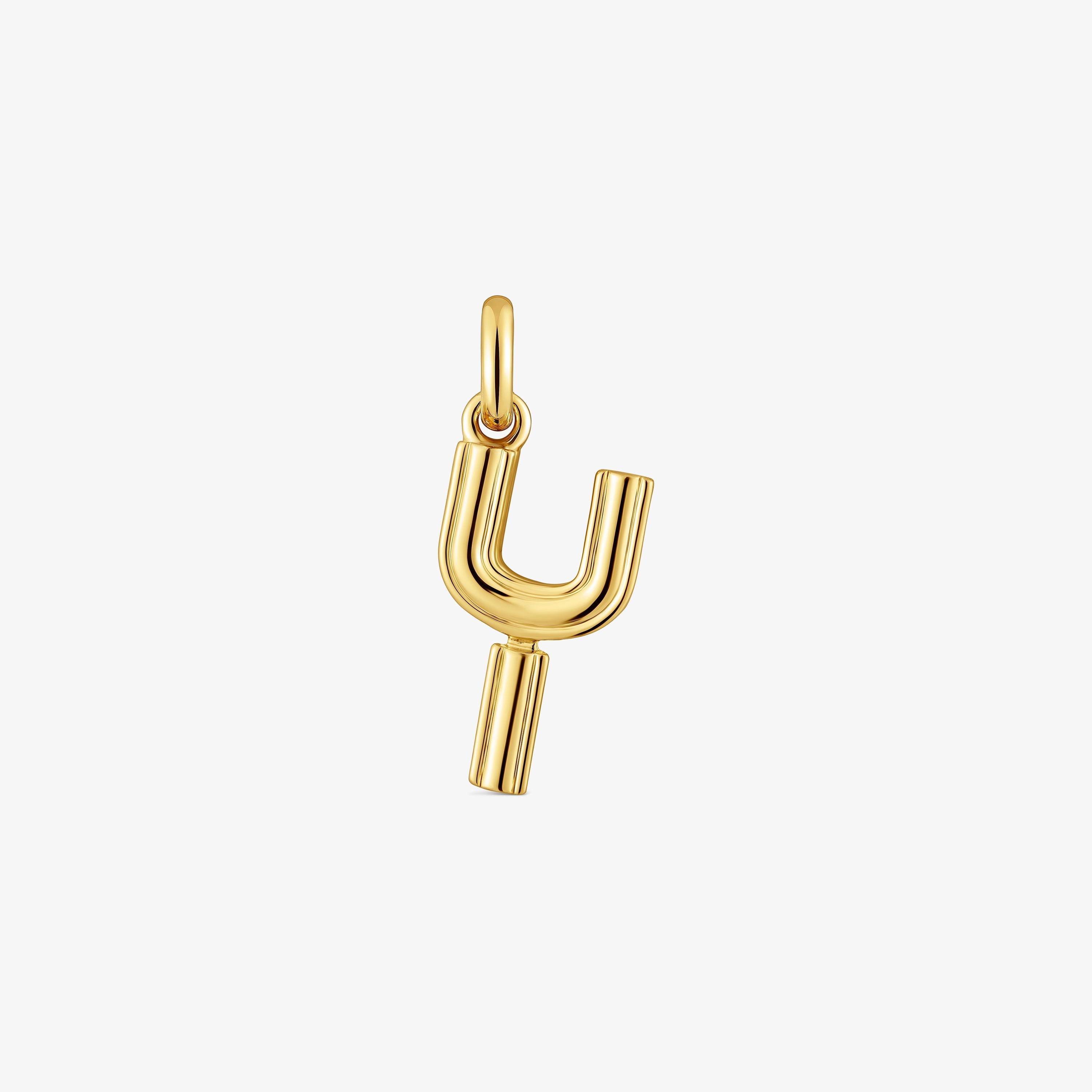 Medium 18K gold vermeil letter Y Pendant TOUS Alphabet