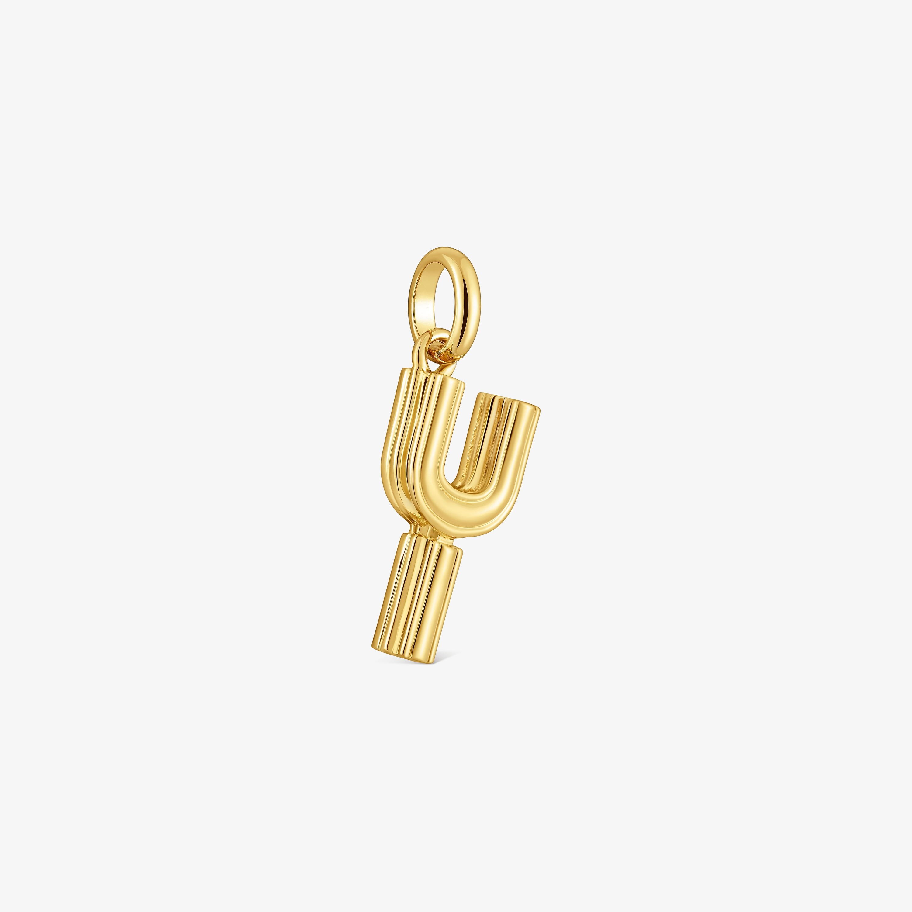 Medium 18K gold vermeil letter Y Pendant TOUS Alphabet