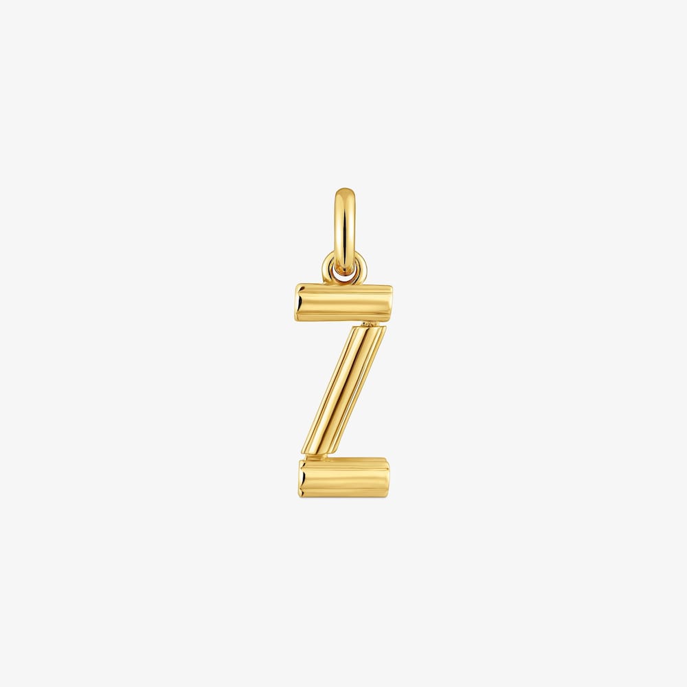 Medium 18K gold vermeil letter Z Pendant TOUS Alphabet