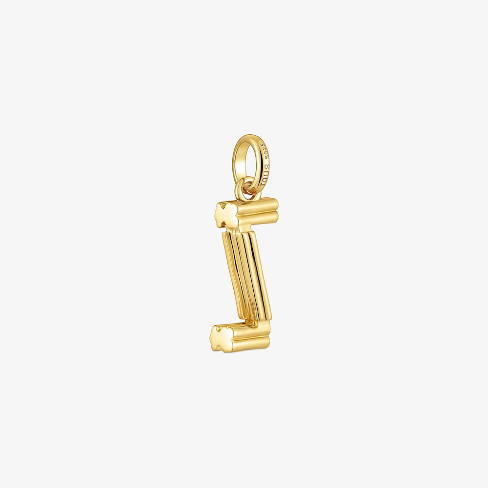 Medium 18K gold vermeil letter Z Pendant TOUS Alphabet