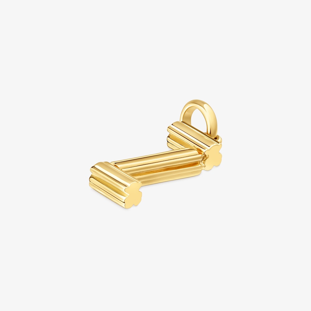 Medium 18K gold vermeil letter Z Pendant TOUS Alphabet