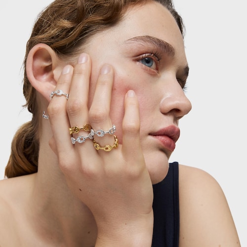 Silver logo Ring TOUS MANIFESTO
