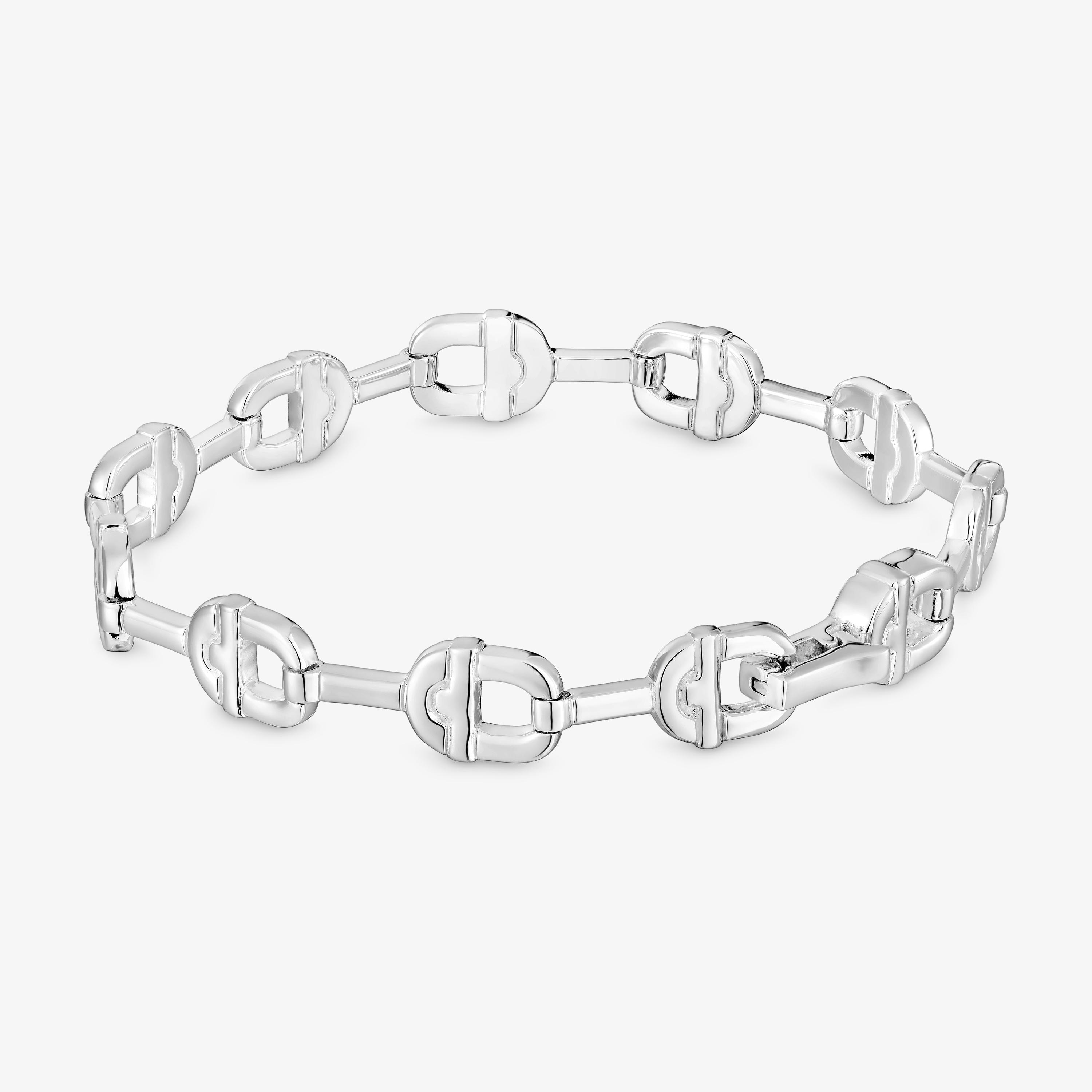 Silver logo chain Bracelet TOUS MANIFESTO