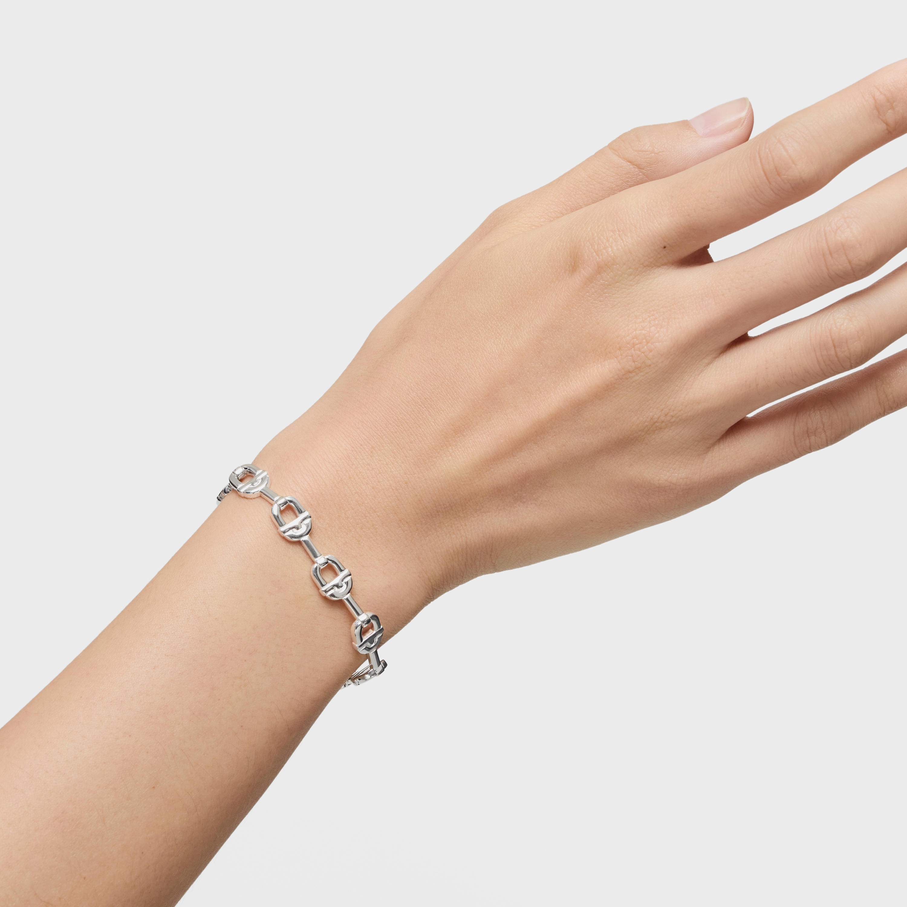 Silver logo chain Bracelet TOUS MANIFESTO