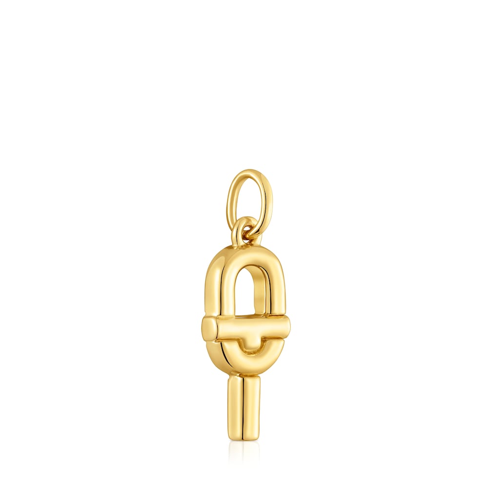 Colgante pequeño con baño de oro 18 kt sobre plata TOUS MANIFESTO Colgante pequeño con baño de oro 18 kt sobre plata TOUS MANIFESTO
