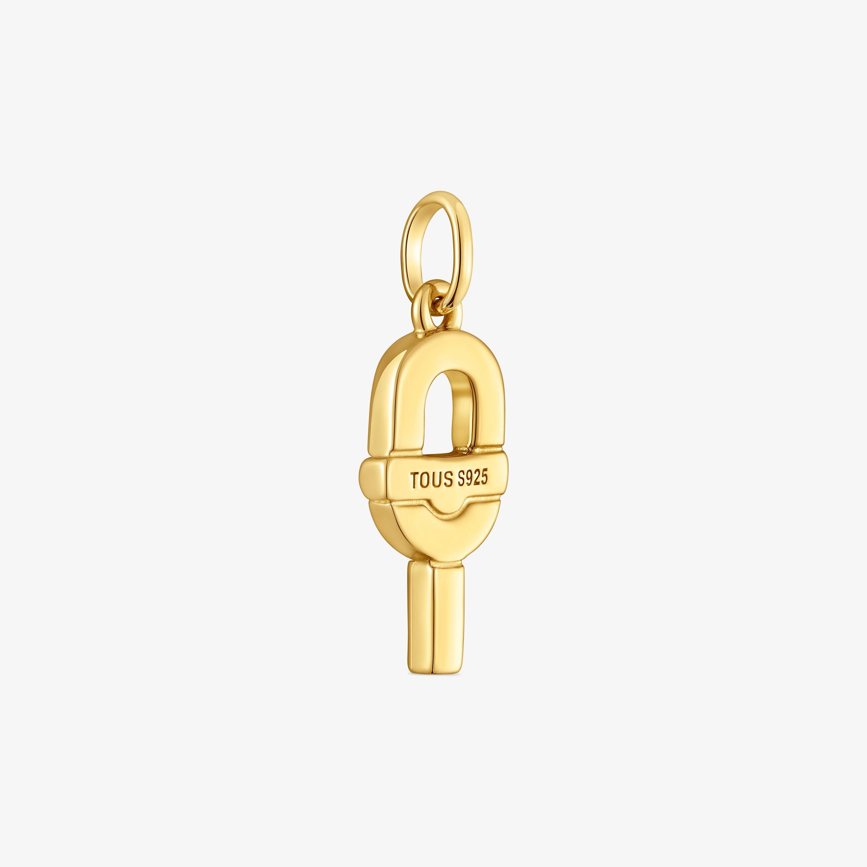 Small 18K gold vermeil Pendant TOUS MANIFESTO