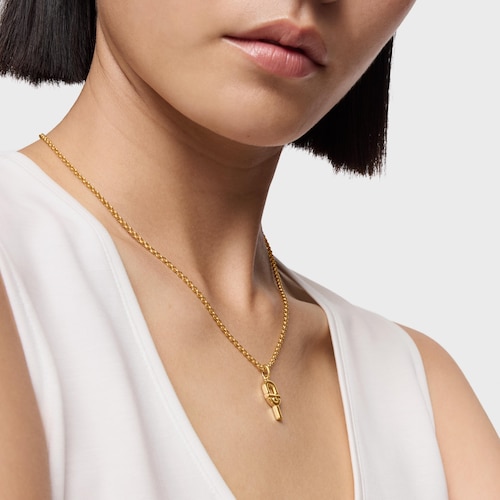 Colgante pequeño con baño de oro 18 kt sobre plata TOUS MANIFESTO