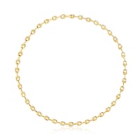 Collar corto logo con baño de oro 18 kt sobre plata TOUS MANIFESTO