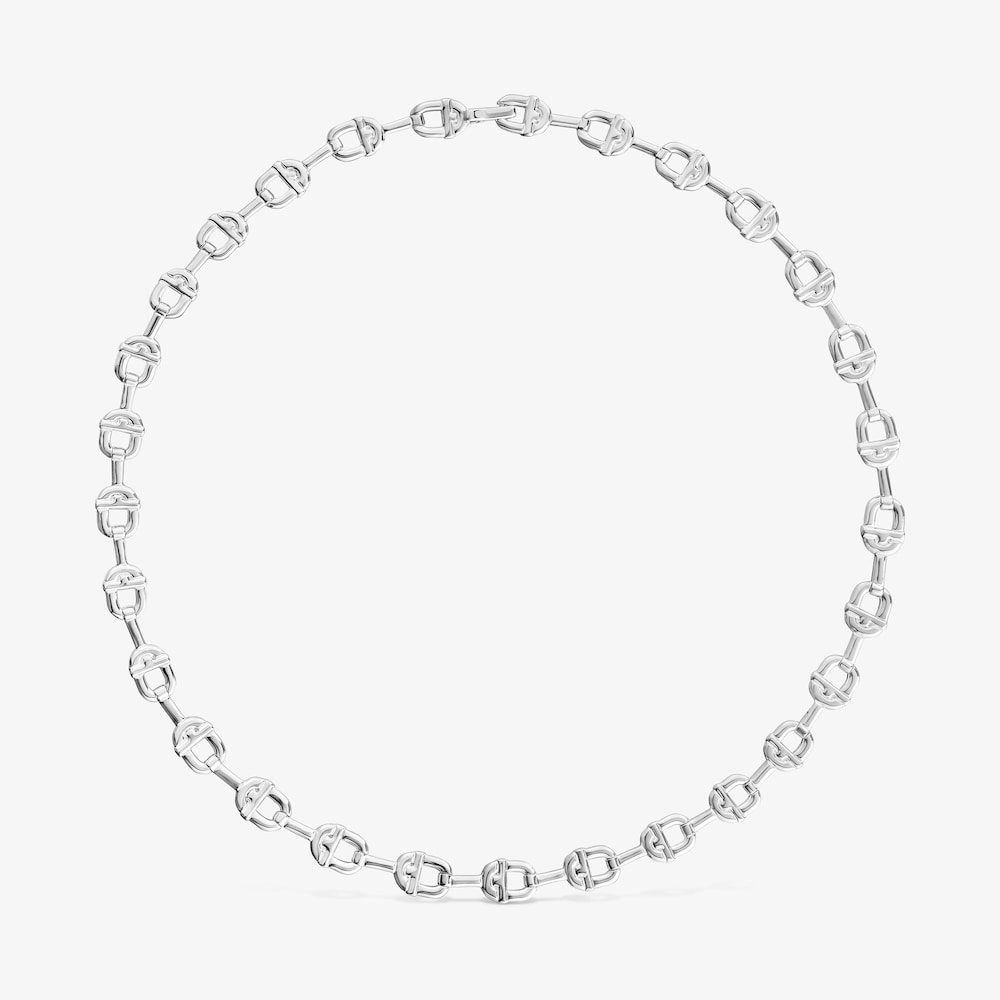 Collar corto logo de plata TOUS MANIFESTO