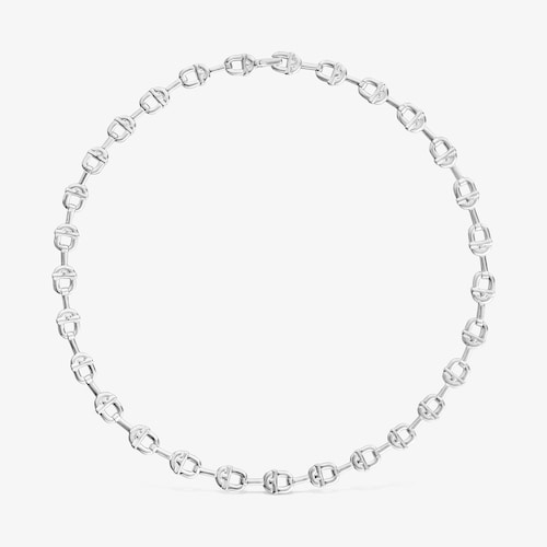 Colar curto logo em prata TOUS MANIFESTO