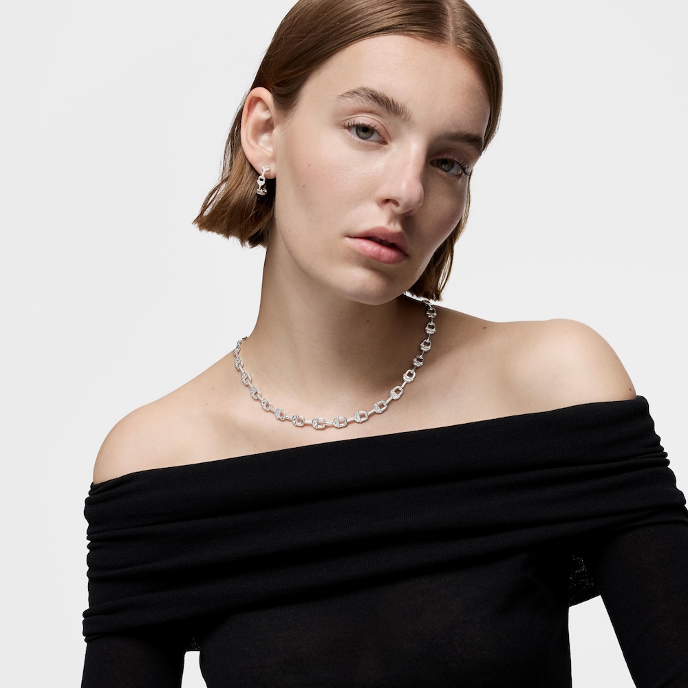 Collar corto logo de plata TOUS MANIFESTO image number 2