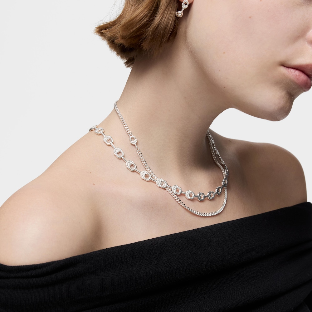 Collar corto logo de plata TOUS MANIFESTO image number 3