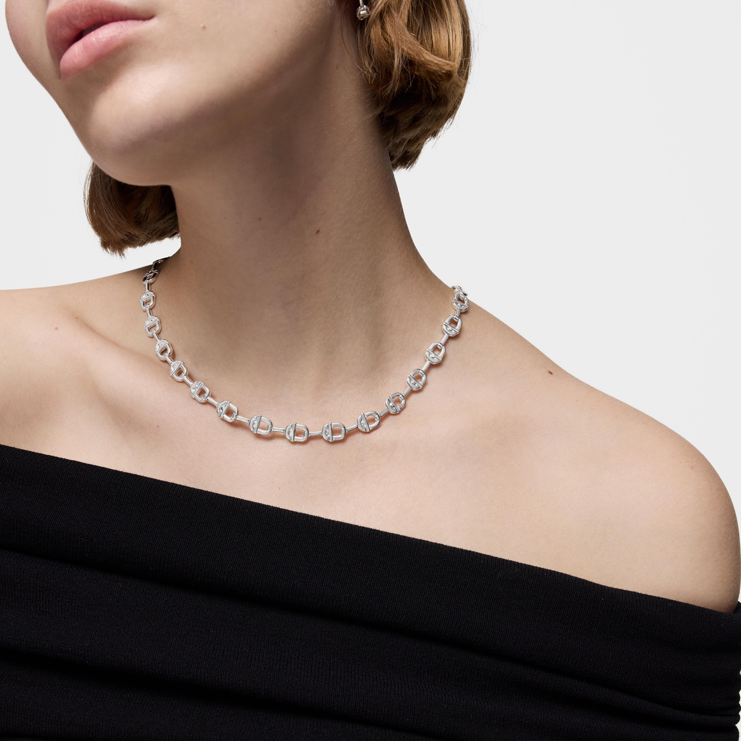 Short silver logo Necklace TOUS MANIFESTO