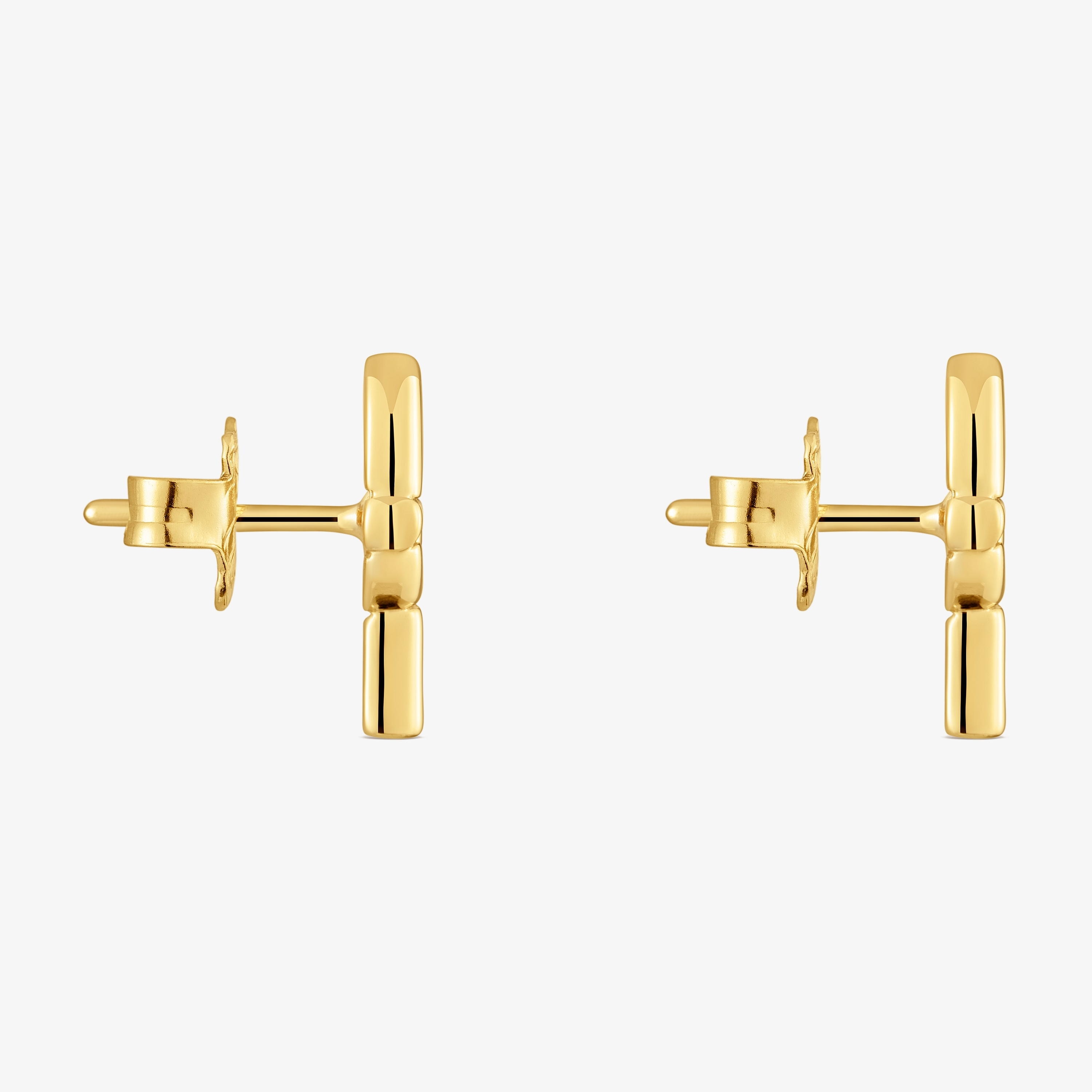 Small 14 mm 18K gold vermeil Earrings TOUS MANIFESTO