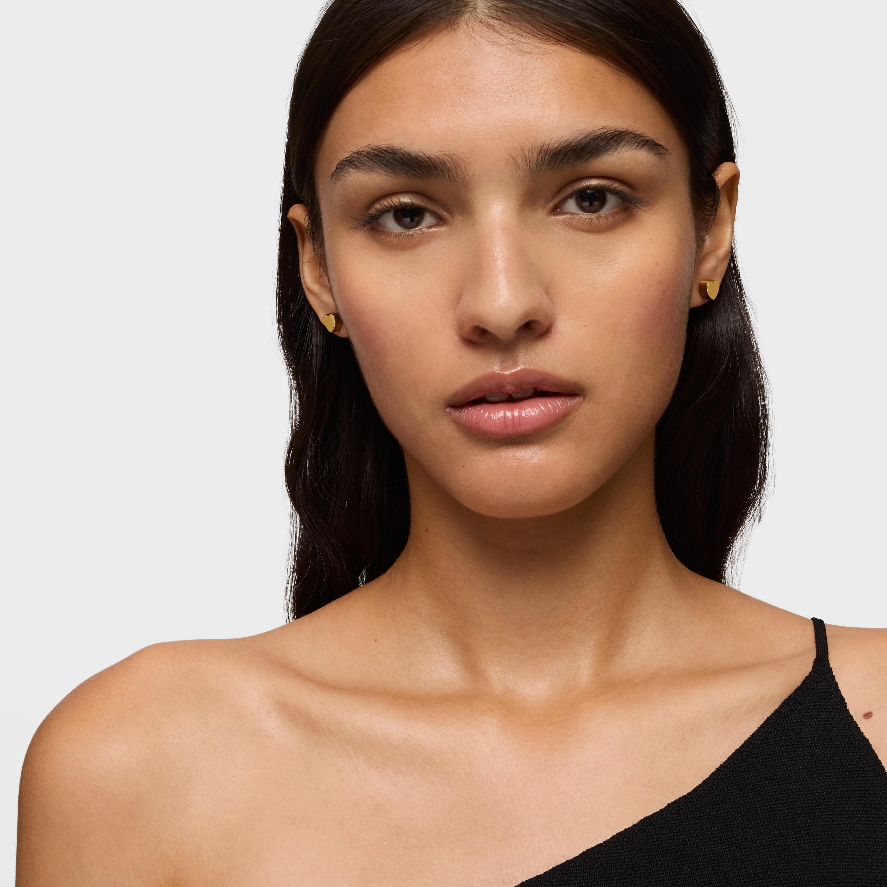 18K solid gold heart Earrings with tiger’s eye TOUS 1950