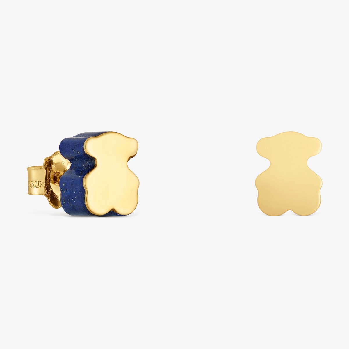 Tous - Pendientes Oso De Oro Y Lapislázuli Tous 1950 - Azul