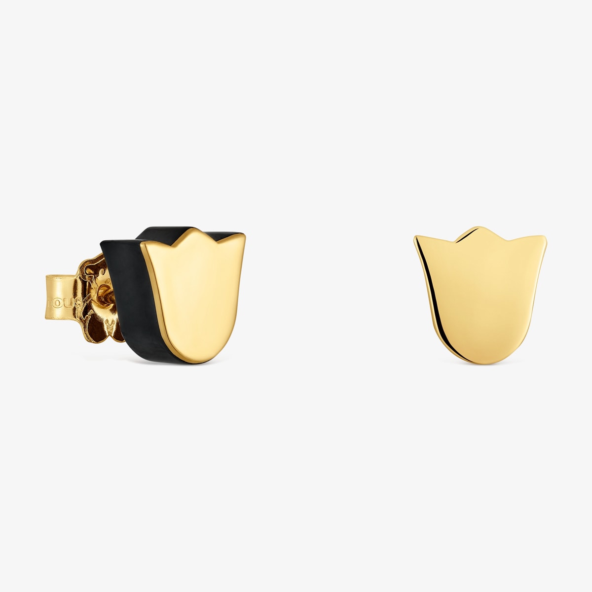 Tous - Pendientes Tulipa De Oro Y Ónix Tous 1950 - Negro