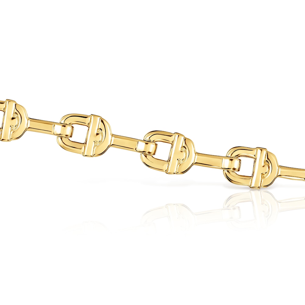 18kt gold plating over silver logo chain Bracelet TOUS MANIFESTO 18kt gold plating over silver logo chain Bracelet TOUS MANIFESTO