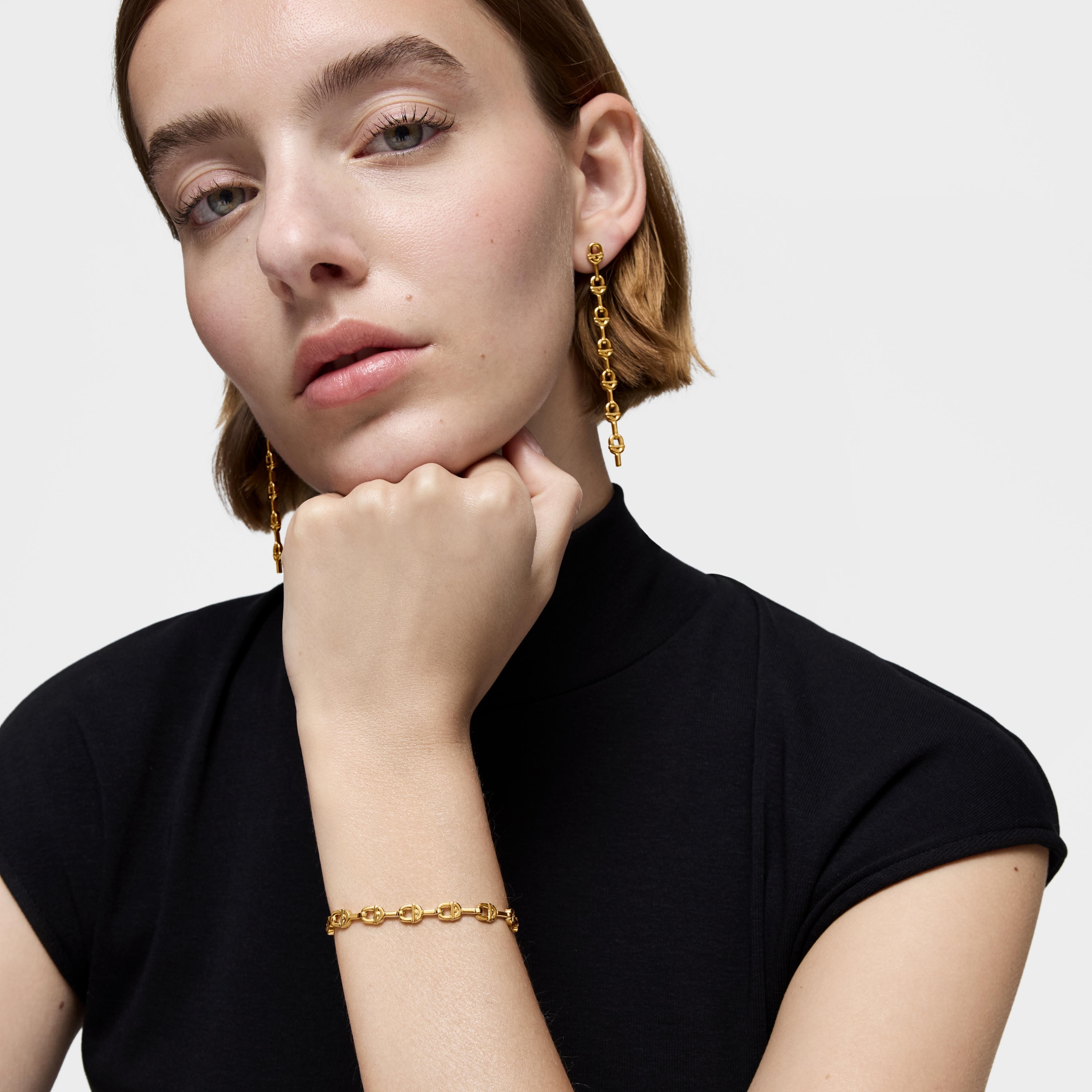 18K gold vermeil logo chain Bracelet TOUS MANIFESTO