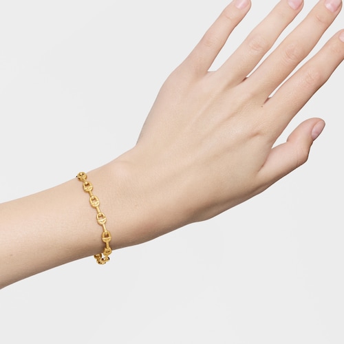 18kt gold plating over silver logo chain Bracelet TOUS MANIFESTO