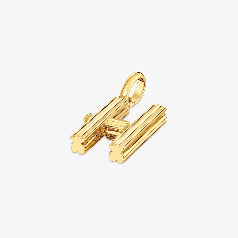 Medium 18K gold vermeil letter H Pendant TOUS Alphabet