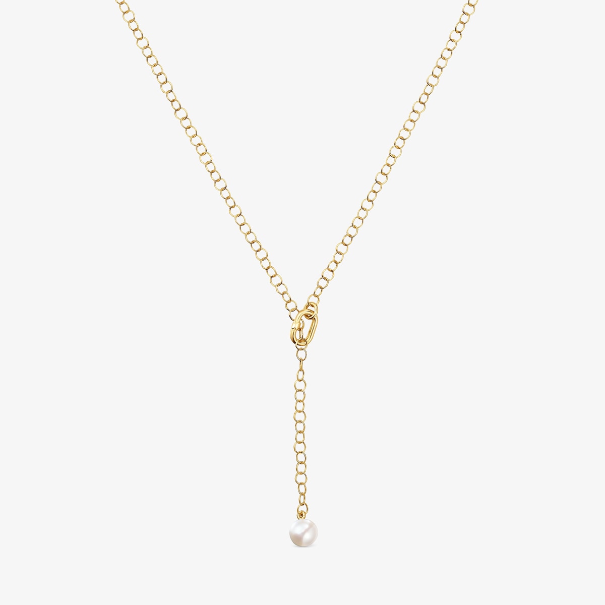 Tous - Collar Corto De Oro Y Perla Cultivada Hold Oval - Blanco