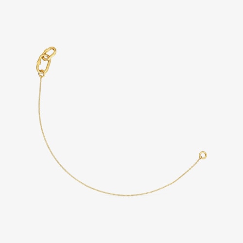 Bracciale a catena in oro doppio Hold Oval