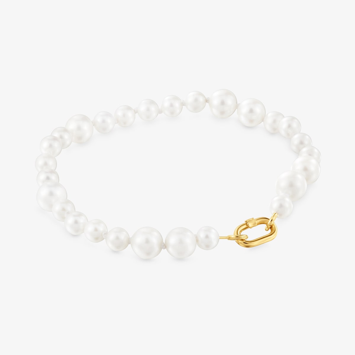 Tous - Pulsera De Oro Y Perlas Cultivadas Hold Oval - Blanco