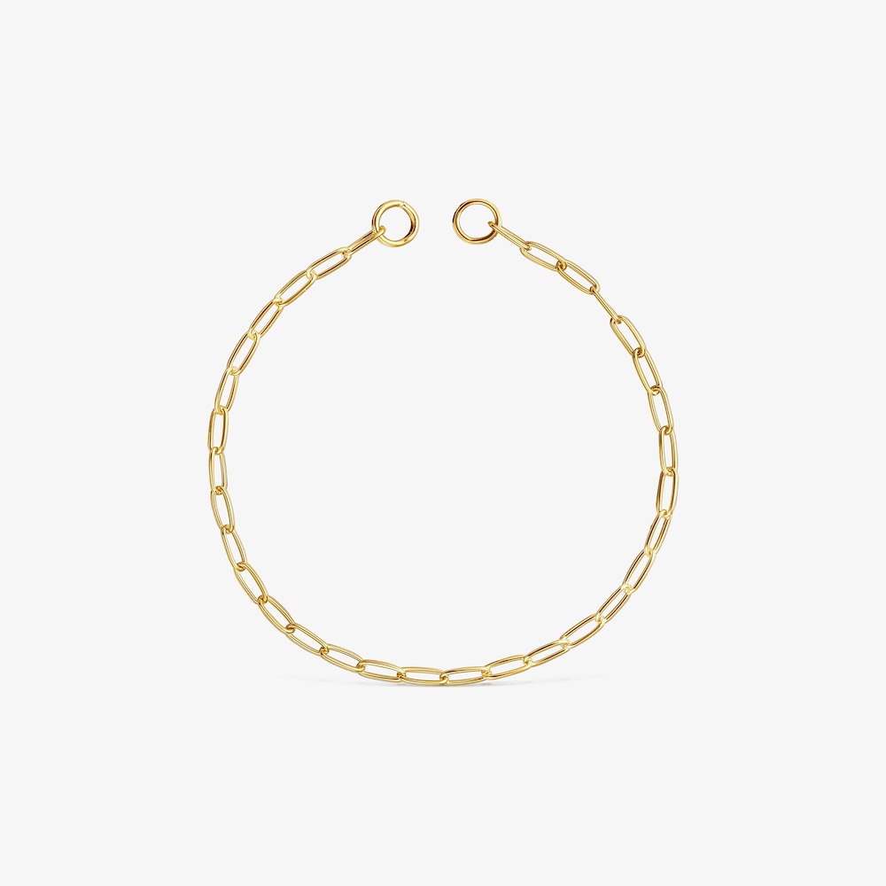 Retiazkov&yacute; N&aacute;ramok s&nbsp;18&nbsp;kt pozl&aacute;ten&iacute;m na striebre Hold Oval