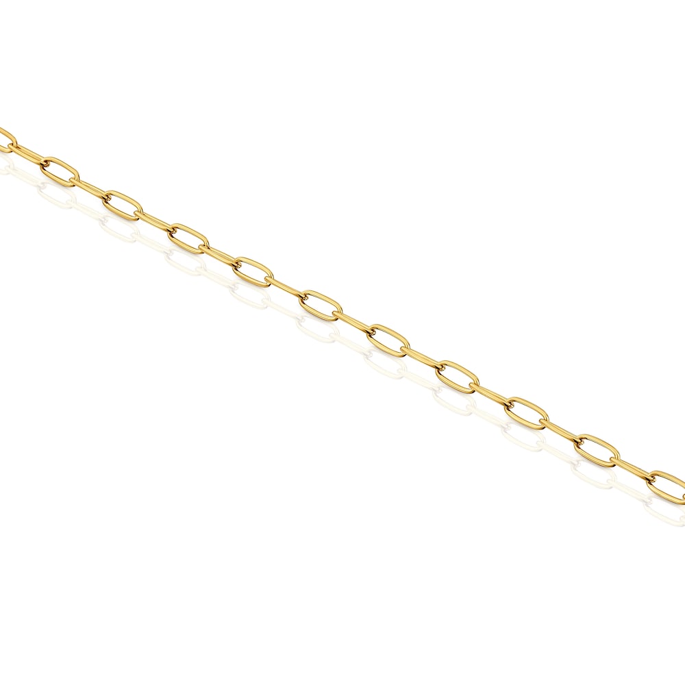 Hold Oval chain Bracelet with 18kt gold plating over silver