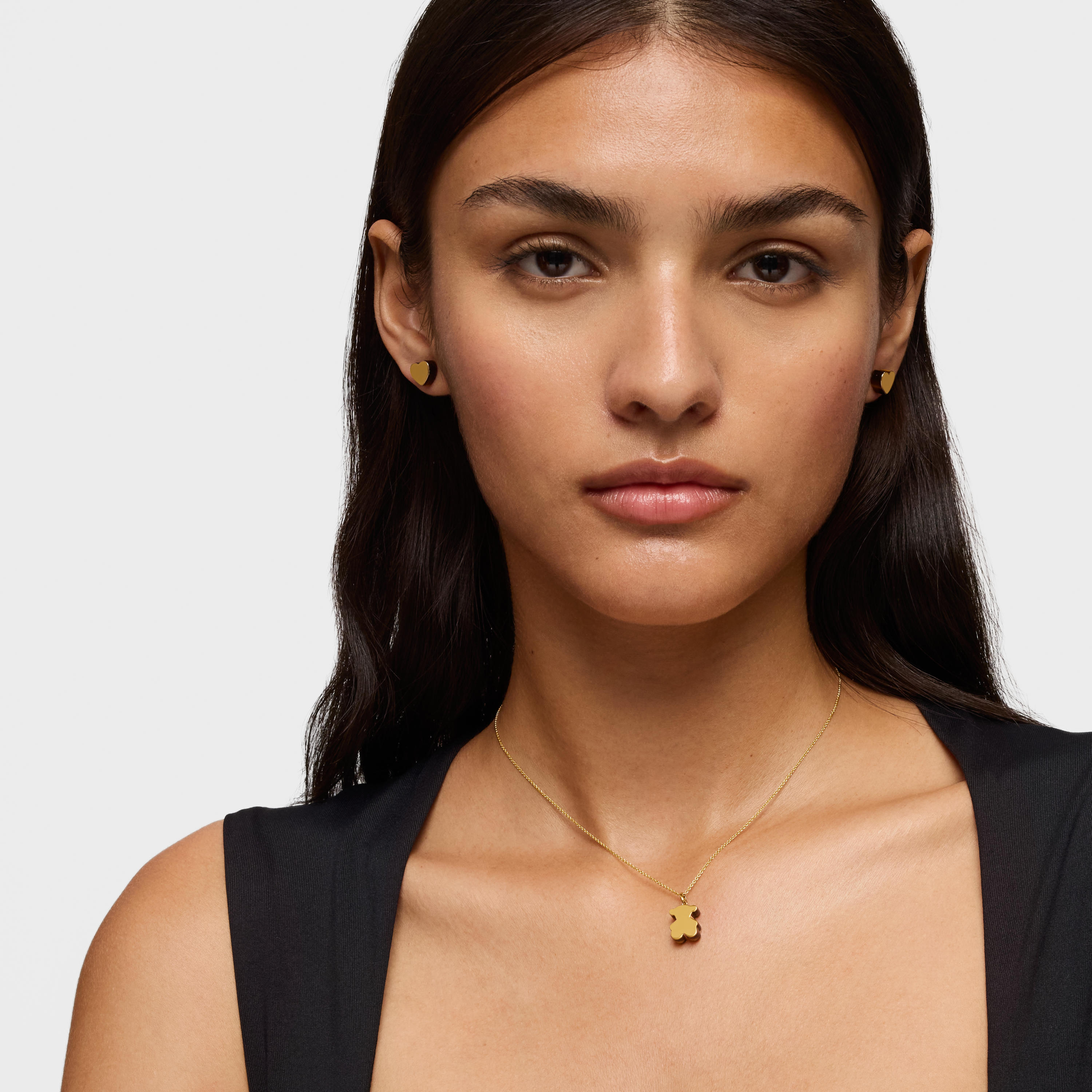 18K solid gold bear Pendant with tiger’s eye TOUS 1950