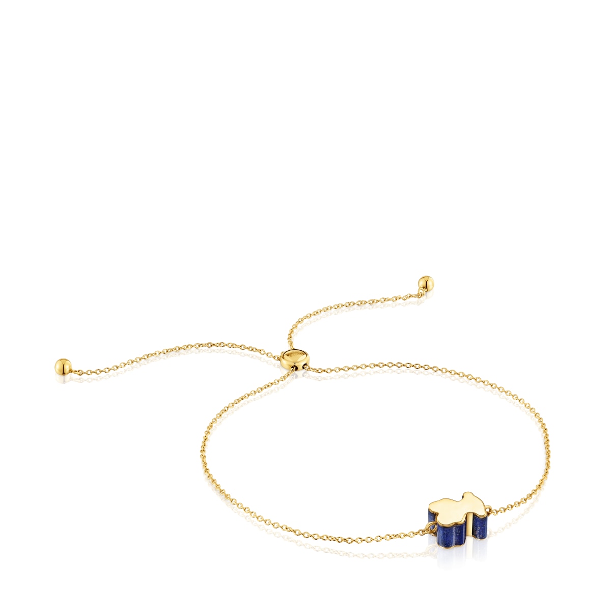 Gold bear motif Bracelet with lapis lazuli TOUS 1950