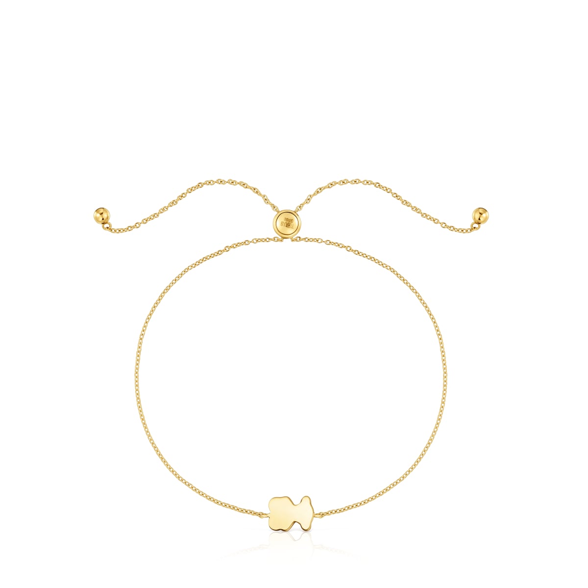 Gold bear motif Bracelet with lapis lazuli TOUS 1950