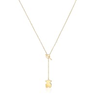 Collar corto oso de oro y ónix TOUS 1950