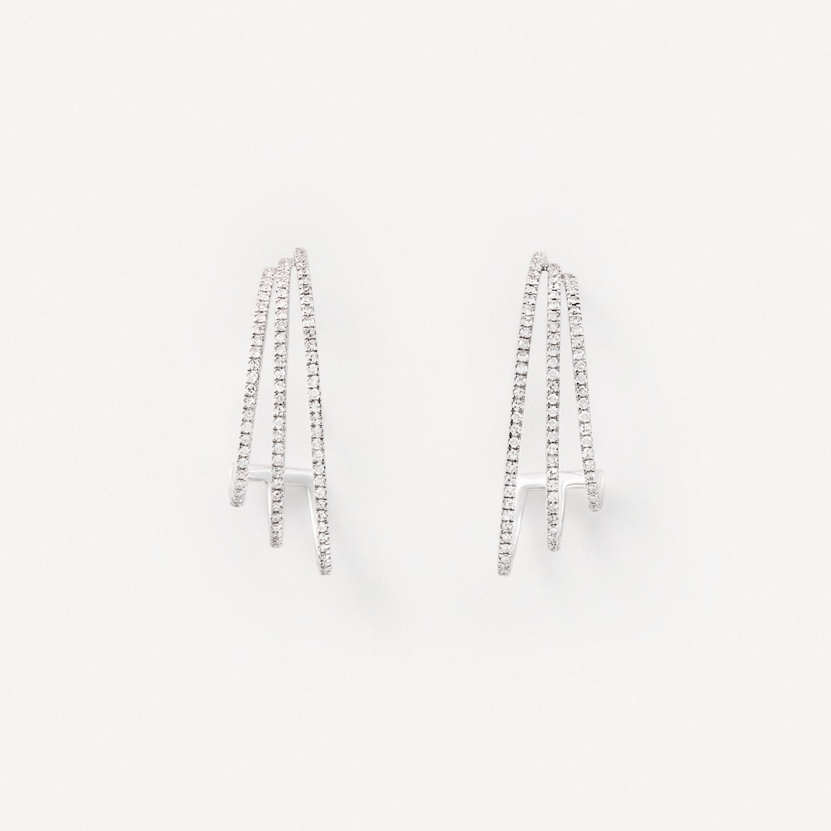 Tous - Pendientes De Oro Blanco Con Diamantes Tous Atelier - Transparente