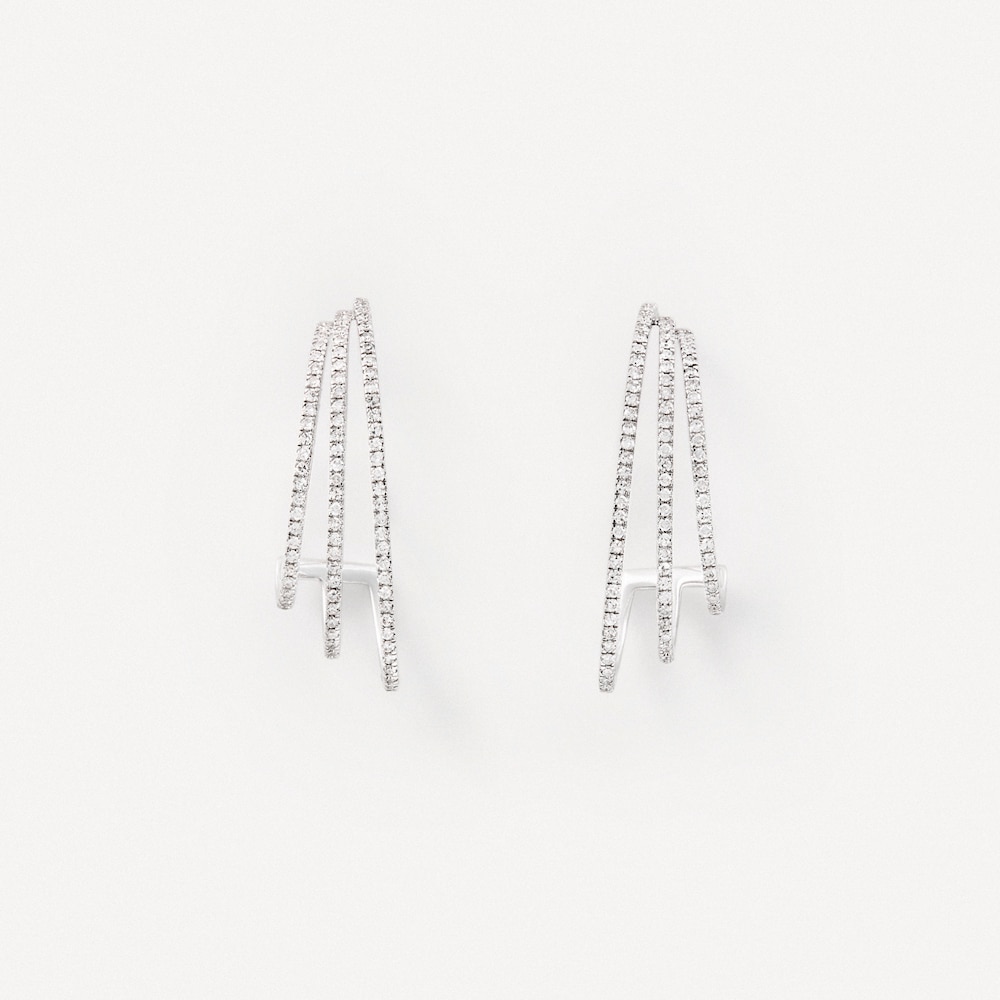Pendientes de oro blanco con diamantes TOUS ATELIER