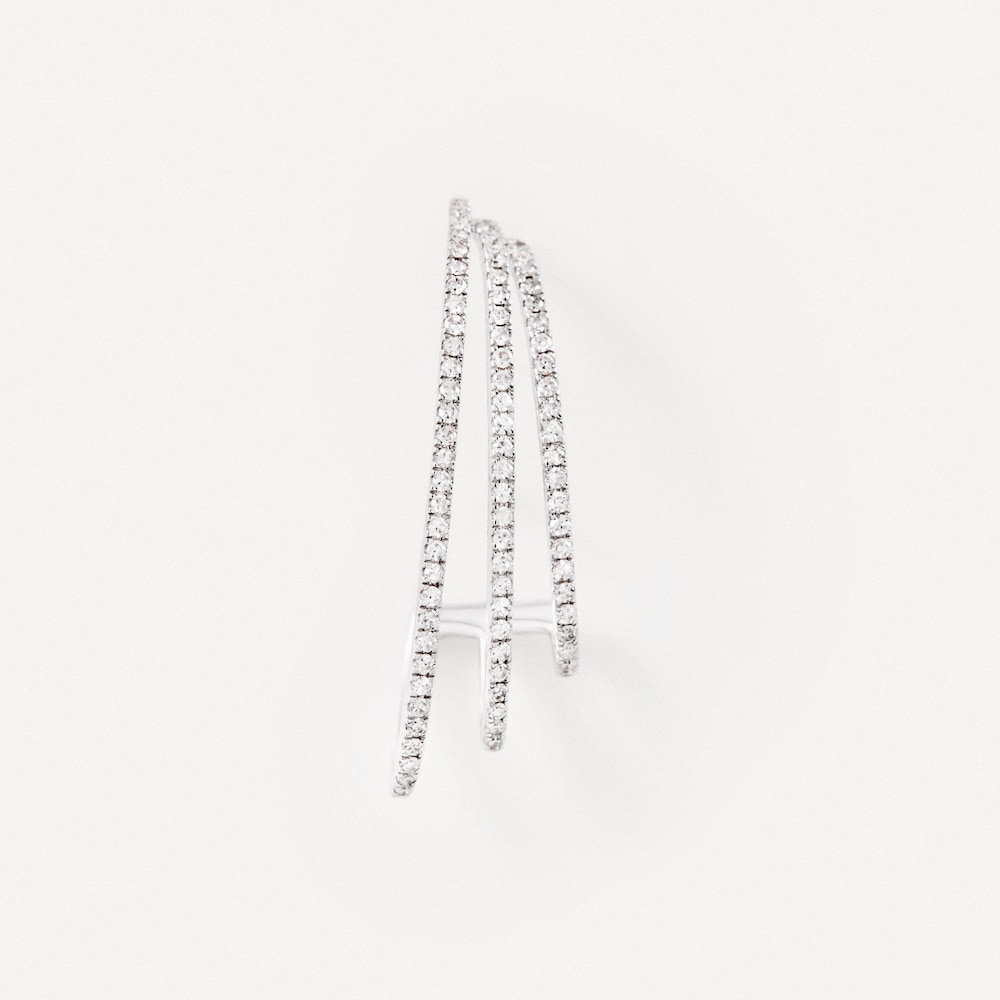 Pendientes de oro blanco con diamantes TOUS ATELIER