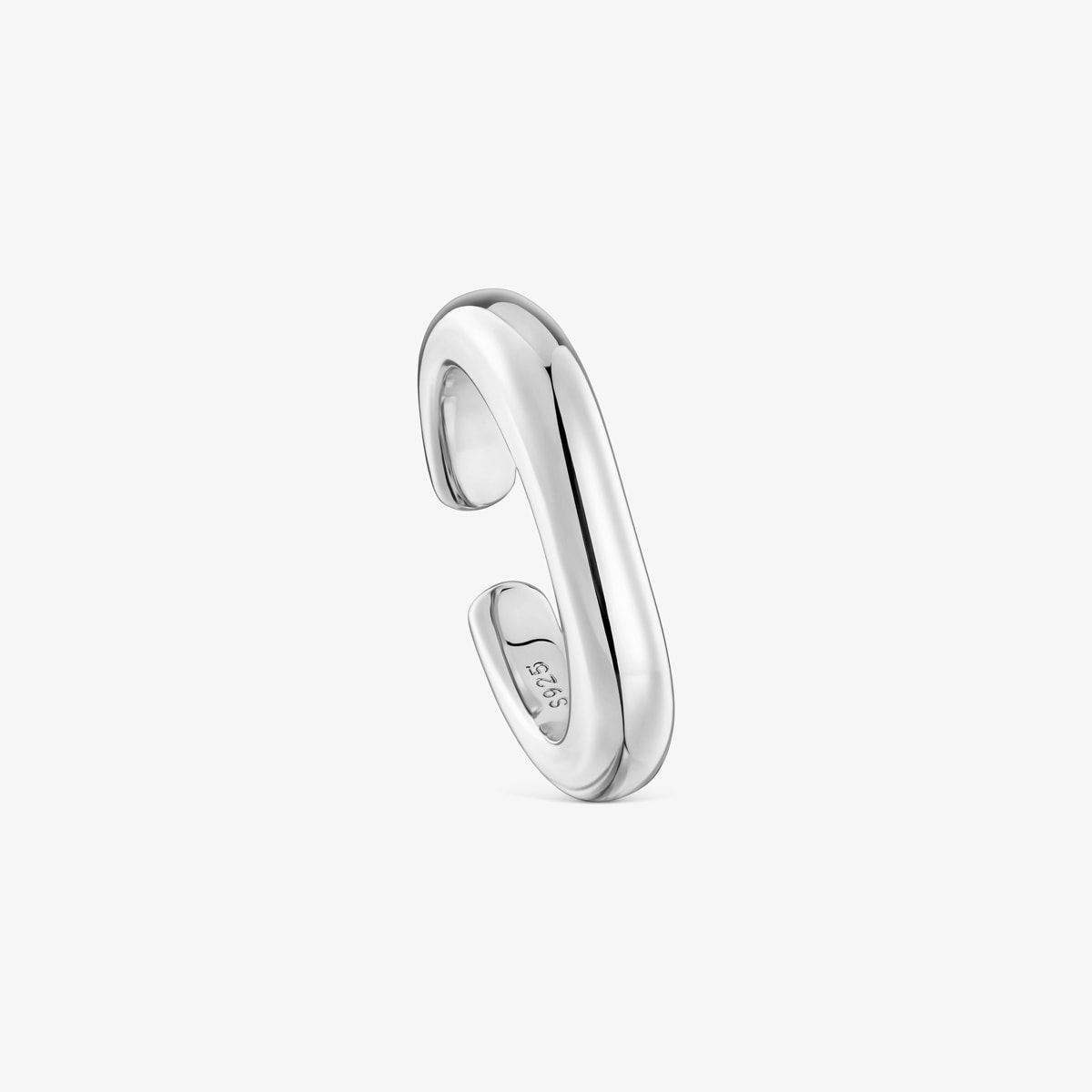 Tous - Anillo Abierto De Plata Line - Plateado