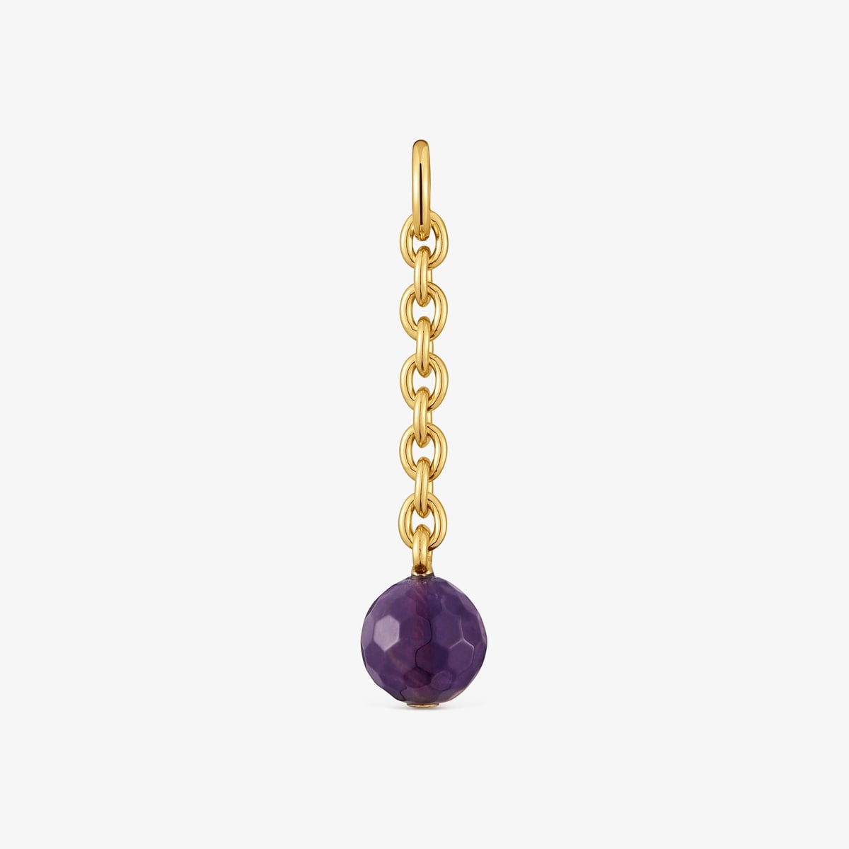 Anhänger Hold Oval Aus 18 Kt Vergoldetem Silber Mit Amethyst