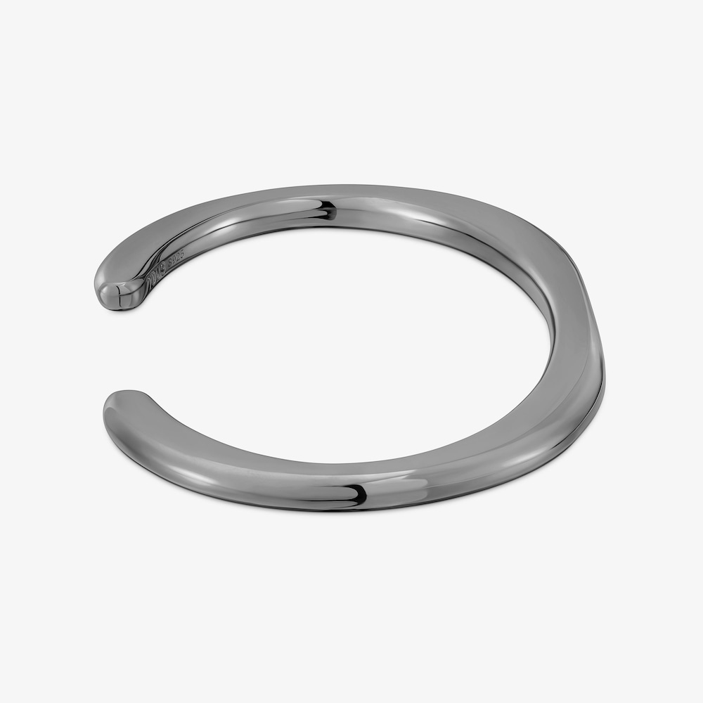 Pulsera esclava de plata dark silver Line